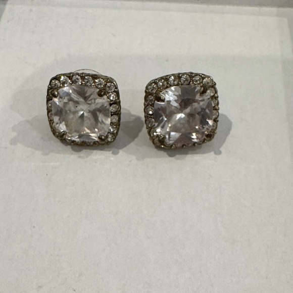 Jewelry - Faux Diamond Stud Statement Costume Jewelry Earrings